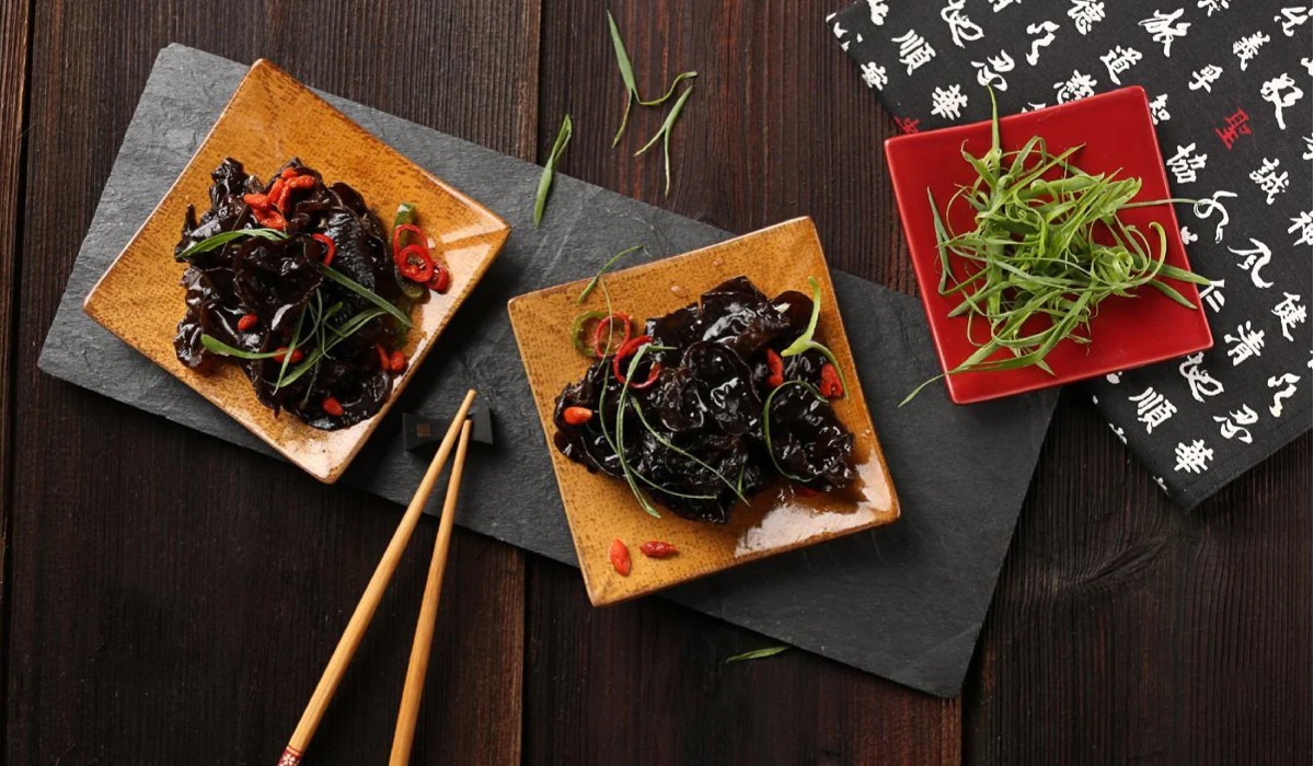Салат из морской капусты с китайскими грибами- пошаговый рецепт с фото и видео